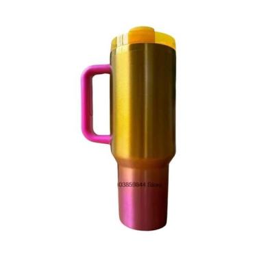 Imagem de Garrafa Térmica De Aço Inoxidável De 40 Onças Com Tampa E Canudo, Gran