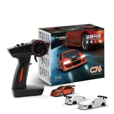 Imagem de Carro De Controle Remoto Elétrico Turbo Racing Em Escala 1/76, Mini Ca