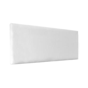 Imagem de Cabeceira Cama Box Almofadada Lisa Luxo material sintético RBL, Casal 
