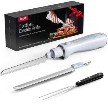 Imagem de Faca elétrica LAUDLIFE Cordless Easy-Slice Recarregável Azul