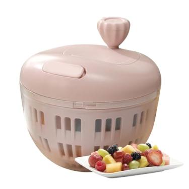 Imagem de Centrífuga Para Salada - Secador de Vegetais 800ML - Bacia Lavadora Base Antiderrapante Para Preparação Eficiente Cozinha Ar Livre Acampamento Piquenique