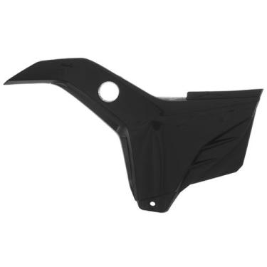Imagem de Tampa Lateral Cromo Forte Fan 125 Es Esd 2014 2015, PRETO INJETADO 201