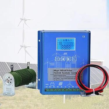 Imagem de Controlador Híbrido Solar Eólico De 3000 W 12 V / 24 V / 48 V Regulador Híbrido Mppt Automático Para Energia Solar E Gerador Eólico, 24V