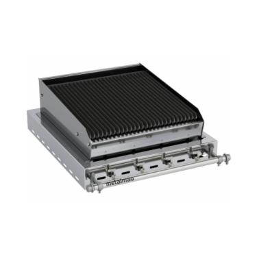 Imagem de Charbroiler a Gás 60x70 Inox de Bancada CBMMI60 Metalmaq