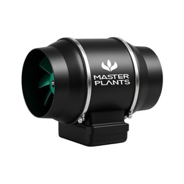 Imagem de Exaustor Ventilador Turbo 100MM Grow Cultivo Indoor Bivolt 40W Vazão de 310m3/h para Tenda Estufa Cultivo Ventilação de Duto Original Master Plants