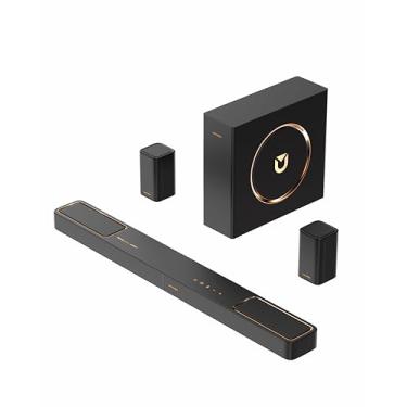 Imagem de ULTIMEA Barra de som 5.1.2 canais com Dolby Atmos, sistema de som surround para TV com 2 alto-falantes surround, barra de som para Smart TV, barra de som com subwoofer para Home Theater, BT 5.4, HDMI