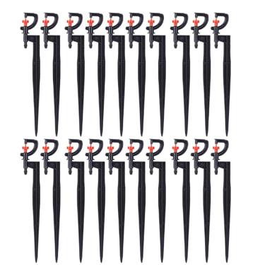 Imagem de OUKENS Pulverizador de rega, 20 peças de irrigação tipo G com rotação de 360 graus, bocal pulverizador de irrigação para gramado e micropulverizador