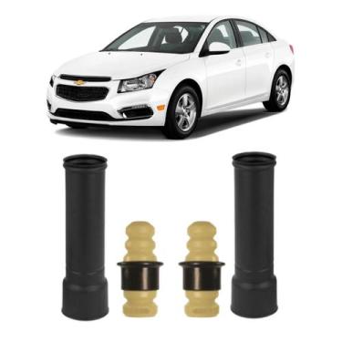 Imagem de Par Batente Coifa Amortecedor Traseiro Gm Cruze 2012 a 2016 - Solupe P