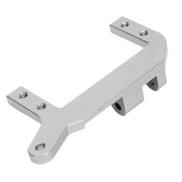 Imagem de Fockety Suporte de servo no eixo, suporte de liga de alumínio CNC SOA, suspensão de 4 elos para acessório de carro RC 1/10, instalação não destrutiva (Prata)