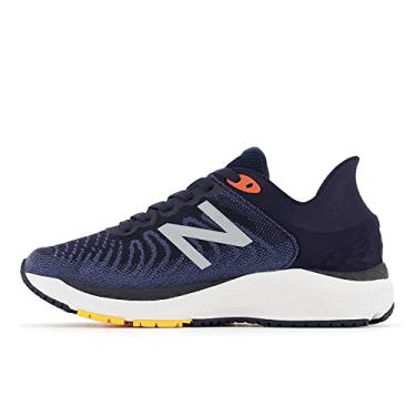 Imagem de New Balance Calçado de corrida infantil Fresh Foam 860 V11, Maré da primavera/Eclipse/laranja vibrante, 11.5 Little Kid