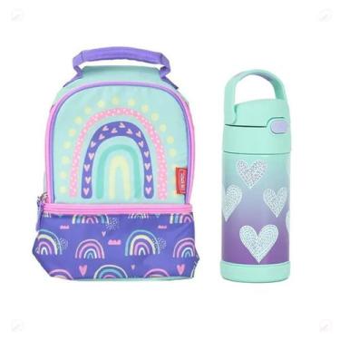 Imagem de Kit Escolar Infantil Thermos Garrafa Térmica e Lancheira Térmica