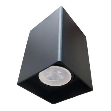 Imagem de Spot Sobrepor Teto Pergolado C/ Lâmpada Dicroica Gu10 Mr16 - Bela Home