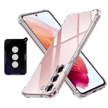 Imagem de Capa Capinha + Película da Câmera Para Celular Samsung Galaxy S21 FE -