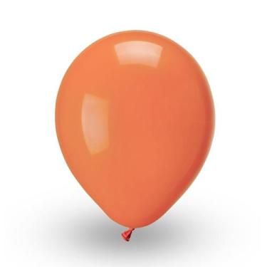 Imagem de Balao Liso 9 Granfesta Laranja C/50 Picpic - PIC PIC