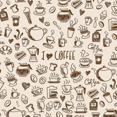 Imagem de Papel de Parede Adesivo Casual Café - 004 - Multimpressão