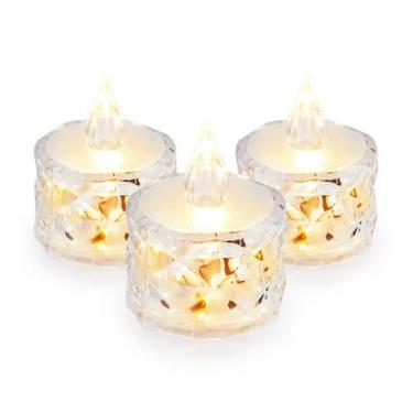 Imagem de Velas Led Decorativas Eletronica Para Surpresas Festas Kit 3 - Hxt