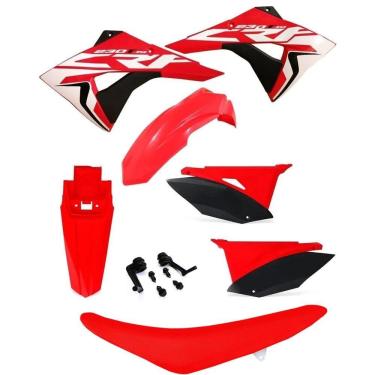 Imagem de Kit Plástico Biker Next Crf 230 Adesivos E Banco Avtec
