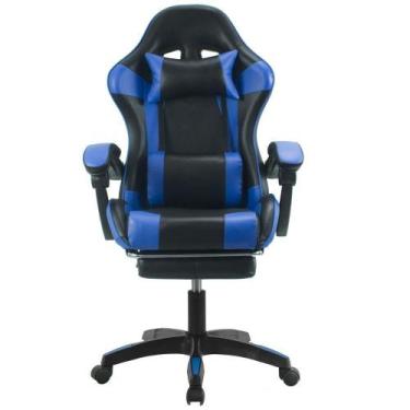 Imagem de Cadeira Gamer Snake Lancaster Azul - Cgf001-a