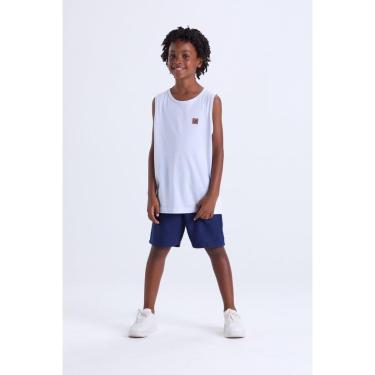 Imagem de Conjunto Masculino Infantil Regata Fresquinha Aplique-Masculino