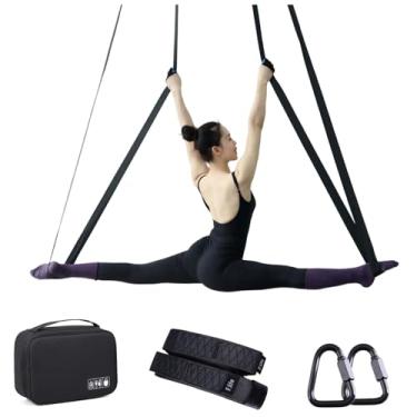 Imagem de Correia aérea Bodyloop Contortion 2 pares Delta Quick Link Rigging Hardware Safely Situations Preto (preto 3,5 m)