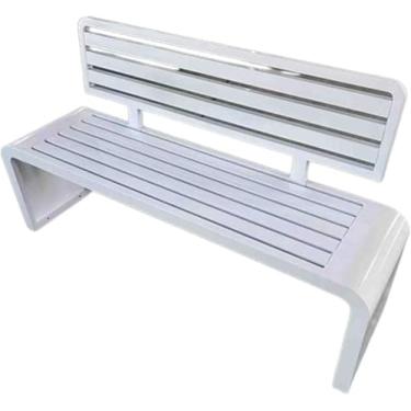 Imagem de Banco De Jardim Com Encosto Banco De Madeira De 2/3/4 Lugares Banco à Prova De Intempéries Forte Capacidade De Carga Banco De Jardim De Terraço à Prova De Intempéries, 003, 150 * 40 * 82CM