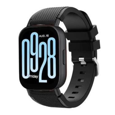 Imagem de Pulseira esportiva de silicone para Redmi Watch 3 Lite, acessórios de relógio inteligente, cinto de substituição (black)