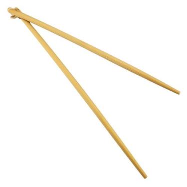 Imagem de Hashi Aguebashi Bambu Longo 39 cm Frituras Comida Japonesa Culinaria O