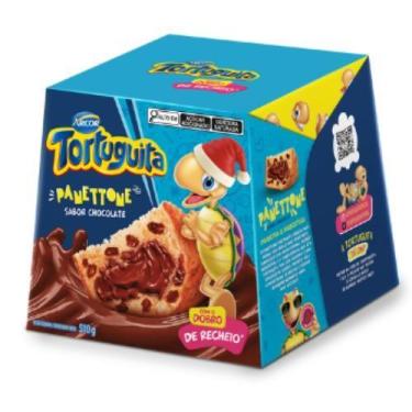 Imagem de Panettone Arcor Tortuguita Sabor Chocolate 510G