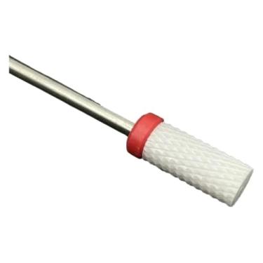 Imagem de 1 peça de brocas de cerâmica para unhas, cortador rotativo, aparelho de limpeza para manicure, acessórios de máquina de trituração de unhas, ferramentas de gel de unhas