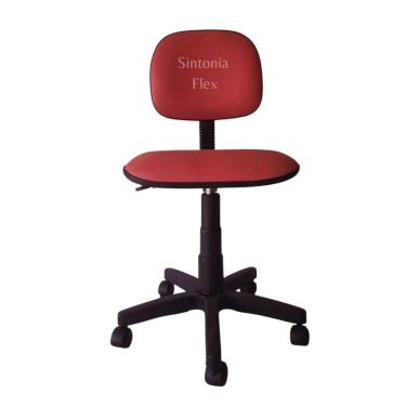 Imagem de Cadeira Secretaria Regulagem De Altura Corano Corano Rosa