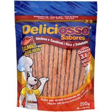 Imagem de Deliciosso palito fino sabor salmão 200g