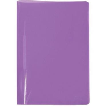 Imagem de Pasta Grampo Trilho Plastica Oficio Lilas PCT.C/10 - DAC