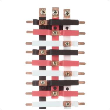 Imagem de Barramento Central Trifásico Isolado 100A para 18 Circuitos - Zathura