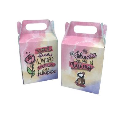 Imagem de 25 Lembrancinha Caixinha Dia Das Mulheres Mimo Cliente