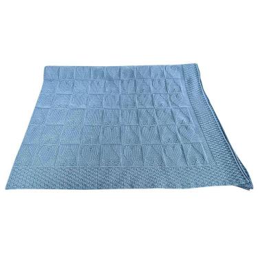 Imagem de Manta Bebê De Tricô Tricot Saída De Maternidade Quentinha