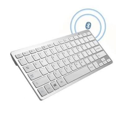 Imagem de Teclado Sem Fio Portátil Para Tablet Celular Notebook - Shopmix