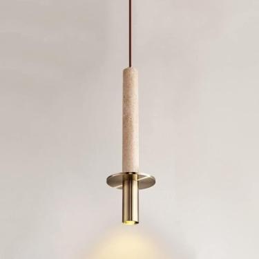 Imagem de Luminária pendente minimalista de metal LED regulável, lustre interno moderno de cabeceira, luminária suspensa, corredor, sala de estar, luminária de teto ajustável, decoração moderna