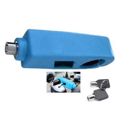 Imagem de Trava de Manete Moto Manopla Guidao Freio Embreagem Acelerador Cadeado Antifurto Bicicleta Motocicleta Bike Segurança