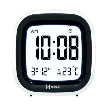 Imagem de Despertador Digital Preto Herweg 2995, único