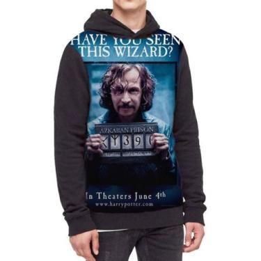 Imagem de Moletom Com Capuz Harry Potter Ref:210 - smoke, Preto, M