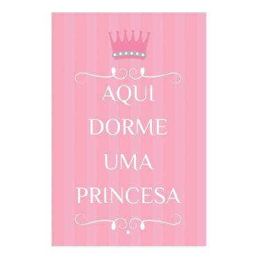Imagem de Quadro Placa Decorativa Infantil Princesa C03 - D'Rossi
