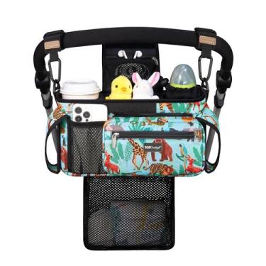 Imagem de Organizador de carrinho de bebê TopDesign Universal com porta-copos