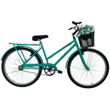 Imagem de Bicicleta Retrô Aro 26 Freio V-Brake Cesta Anis