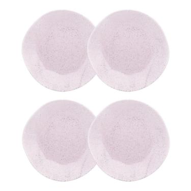 Imagem de Conjunto 4 Pratos Rasos 27,5cm Ryo Pink Sand Porcelana Oxford