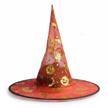 Imagem de Fantasia Chapéu de Bruxa transparente desenhos de Halloween - 00015423