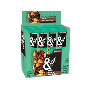 Imagem de Enjoy Barra Zero Açúcar Avela E Nibs De Cacau 12 X 25G