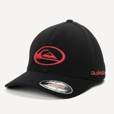 Imagem de Boné Quiksilver Aba Curva Domed Logo Checker SM26 Preto