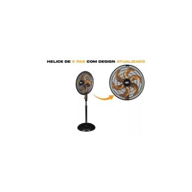 Imagem de Ventilador de Coluna 40cm Ventimais Turbo 3 Vel Preto/Bronze 110v