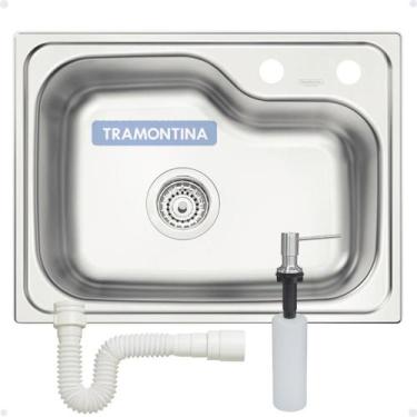 Imagem de Cuba Morgana Tramontina com Dispenser Dosador de Sabão Luxo