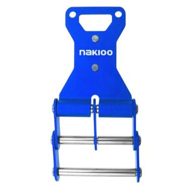 Imagem de Whtkoph Fivela de liberação rápida para cinto de ferramentas, em liga de alumínio, ideal para carpinteiros. Versátil, e com encaixe universal, Azul